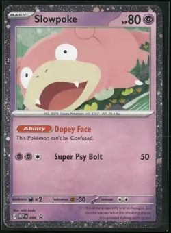 Pokemon ME: Mega Evolution Promo Slowpoke (Comos Holo) 086 - Image 1