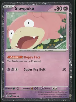 Pokemon ME: Mega Evolution Promo Slowpoke (Comos Holo) 086 - Image 1