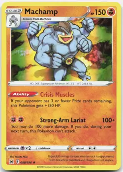 Machamp 088/196 Holo Rare Lost Origin Pokemon Near Mint - Image 1