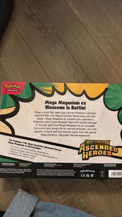 Pokemon TCG: Mega Evolution—Ascended Heroes Mega Meganium EX Box Sealed - Image 2