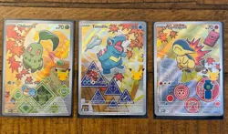 Pokemon First Partner Series 2 Johto Chikorita 046 Cyndaquil 047 Totodile 048 - Image 1