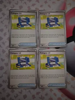 4x Pokegear 3.0 186/198 x4 - Scarlet & Violet - Pokemon TCG - Playset - Image 1