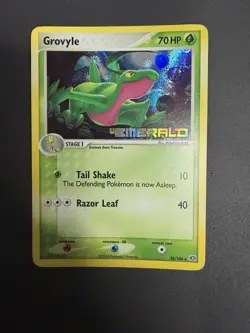 2005 Pokemon EX Emerald Grovyle Uncommon Reverse Holo Stamp 28/106 LP - Image 1