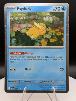 Pokemon TCG: Mega Evolution Promo (007) Psyduck Cosmos Holo (NM) - Image 1