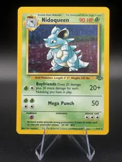 Pokemon Jungle Nidoqueen 7/64 Holo Rare LP - Image 1