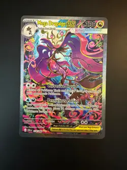 MEGA DRAGALGE EX 118/086 HOLO SPECIAL ILLUSTRATION RARE CHAOS RISING POKEMON NM - Image 1