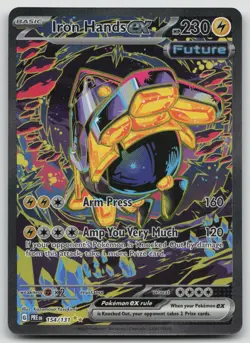 Iron Hands ex - 154/131 - Pokemon Prismatic Evolutions Special Illustration NM - Image 1