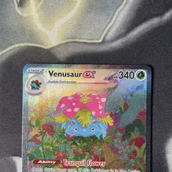 Venusaur ex 198/165 SIR SV Scarlet & Violet 151 MEW English Pokemon Full Art - Image 2