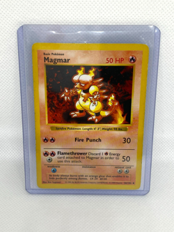 Magmar Base Set 36/102 Shadowless Pokemon Trading Card - Image 1