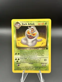 Pokemon Team Rockets Unlimited Dark Arbok 19/82 - Image 1