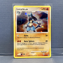 Lucario (6/130) Pokemon Diamond & Pearl - Holo Rare - LP - Image 1