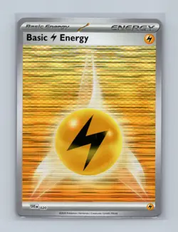 Basic Lighting Energy 020 Scarlet & Violet Energies Pokemon Reverse Holo LP - Image 1