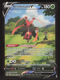 Kricketune V TG12/TG30 Pokemon TCG Silver Tempest NM - Image 1
