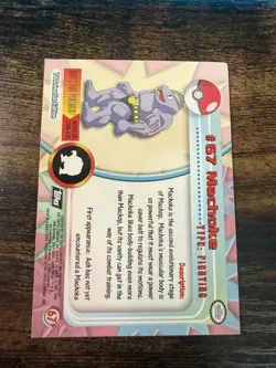 Pokemon #67 Machoke Holo Topps 1999 MP - Image 2