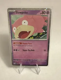 Slowpoke-Cosmos Holo 086 Black Star Promo-Mega Evolution Pitch Black Pokemon N/M - Image 1