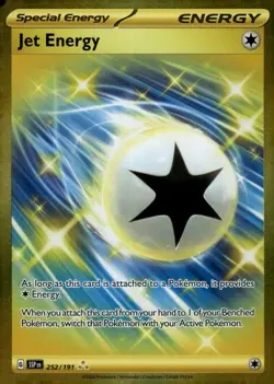 Jet Energy - SV08: Surging Sparks 252/191 Pokemon TCG NM Holo Foil - Image 1