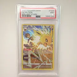 Pokemon TCG 2022 Jolteon TG04/TG30 Brilliant Stars Full Art Holo PSA 9 - Image 1