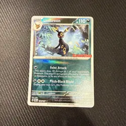 Pokemon TCG Umbreon GameStop Exclusive Promo Reverse Holo 130/197 EN - Image 1