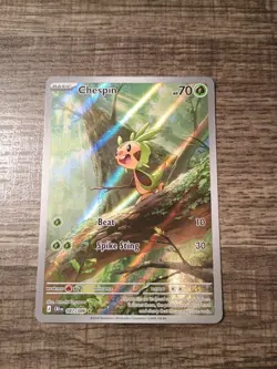 Chespin - 087/086 Pokemon Chaos Rising Full Art NM - Image 1