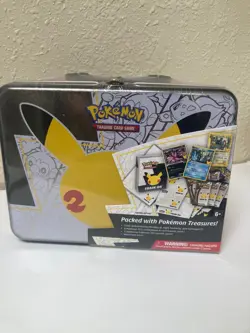 Pokemon Celebrations 25th Anniversary Collector's Chest Lunchbox Sealed - Image 1