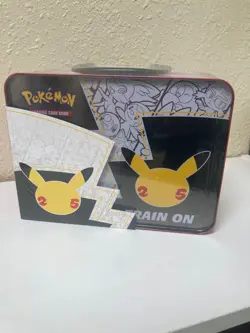 Pokemon Celebrations 25th Anniversary Collector's Chest Lunchbox Sealed - Image 2