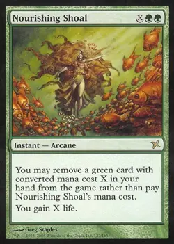 Nourishing Shoal - Medium Play MTG Betrayers of Kamigawa - Image 1