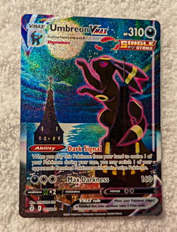Umbreon VMAX 215/203 Secret Rare Holo Alt Art Full Art Evolving Skies - Image 1