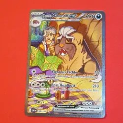 Pokemon TCG Arven's Mabosstiff ex 235/182 Paradox Rift Ultra Rare Holo EN - Image 1