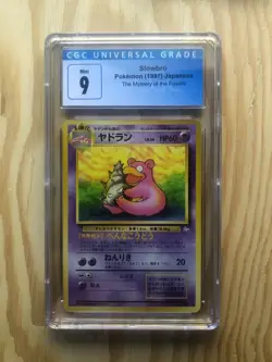 Pokemon Japanese Fossil Slowbro Non-Holo 080 CGC 9 Mint - Image 1