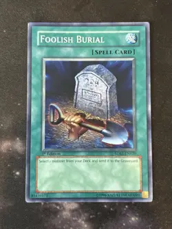 1x (LP) Foolish Burial - SDRL-EN020 - Common - 1st Edition YuGiOh - Image 1