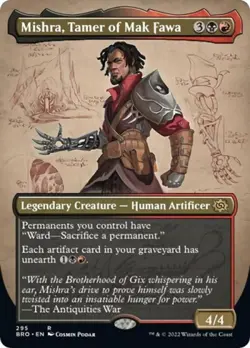 Mishra, Tamer of Mak Fawa (Borderless) - Near Mint MTG The Brothers' War - Image 1