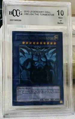 Obelisk the Tormentor BCCG 10 - 2010 Legendary Coll. Yu-Gi-Oh! EN 4000/4000 - Image 1