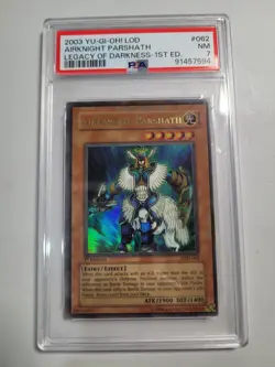 2003 Yu-Gi-Oh! Airknight Parshath LOD-062 1st Edition PSA 7 - Image 1