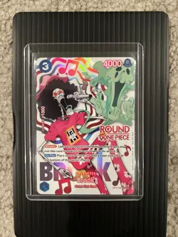 One Piece x Round 1 ENGLISH Promo Card - Brook OP11-056 - Image 1
