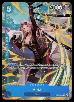 Extra Booster: One Piece Heroines Edition #EB03-025 Hina (Alternate Art) - Image 1