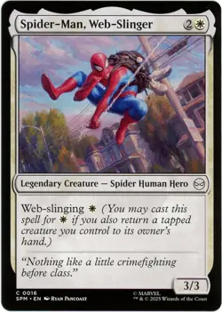 Spider-Man, Web-Slinger - 0016 - Marvel's Spider-Man - MTG - SHIPS NOW - NM/M - Image 1