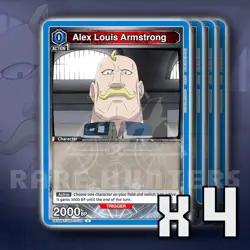 Alex Louis Armstrong FMA-1-034 Common x4 Fullmetal Alchemist Union Arena - Image 1