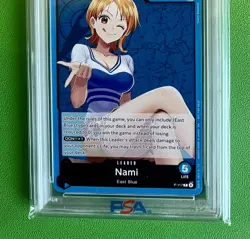 NAMI 2025 ONE PIECE PROMOS #117 NAMI PROMO CARD SET 2025 VOL.1 PSA 9 - Image 3