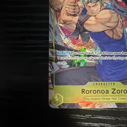Bandai One Piece Card Game Roronoa Zoro OP15-113 SR Alt Art Foil English 6000 - Image 4