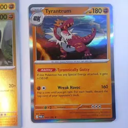 Jaw Fossil, Tyrunt & Tyrantrum Perfect Order Pokemon TCG Card Lot Evolution... - Image 5