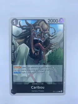 Caribou Foil OP11-083 A Fist Of Divine Speed OP Trading Card TCG - Image 1