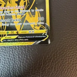 Zamazenta V SWSH077 Gold Holo Black Star Promo Card - Image 5