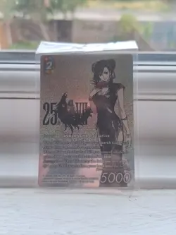 Final Fantasy TCG 25th Anniversary Tifa PR Card PR127-14-120H Full Art SEALED - Image 1