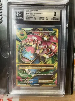 ~ESP~ SPANISH BGS 9 M Venusaur EX Evolutions 100/108 Pokemon Card - Image 1