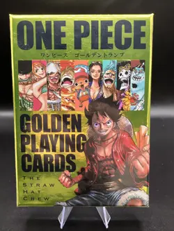 ONE PIECE Golden Playing Cards Jump Festa Limited | NEW Sealed - Image 1