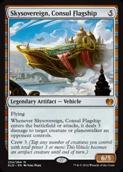 Skysovereign, Consul Flagship -Foil Heavy Play MTG Kaladesh - Image 1