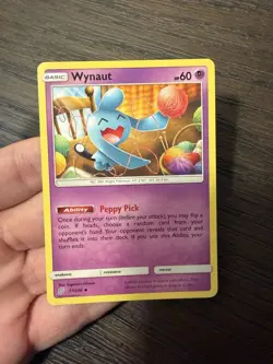 Wynaut - 77/236 Regular English Unified Minds Pokemon Card LP - Image 1