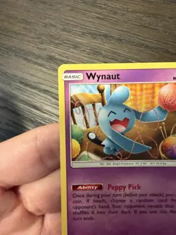 Wynaut - 77/236 Regular English Unified Minds Pokemon Card LP - Image 2