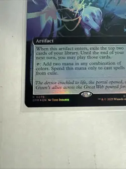 MTG Interdimensional Web Watch 0278 Foil (Extended Art) R Marvel’s Spider-Man NM - Image 2