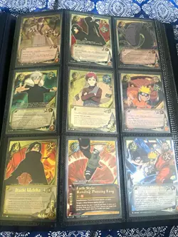 Naruto CCG Shippuden Bandai-Card Lot Itachi Naruto Sasuke Gaara - Image 1